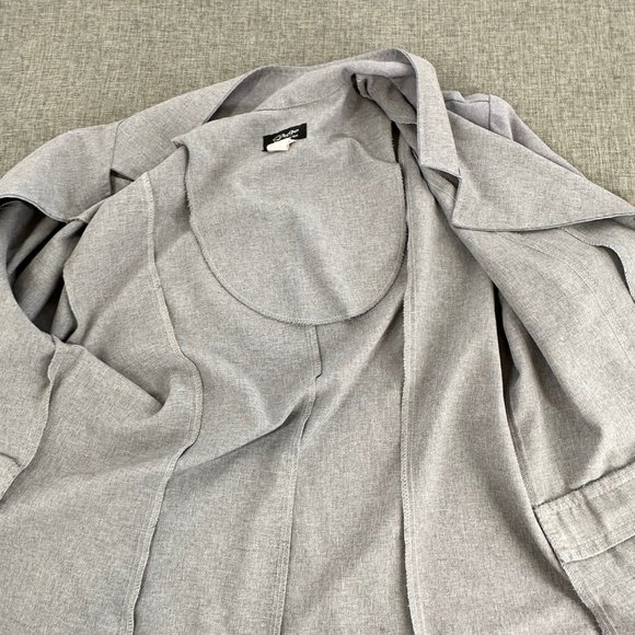 Vintage Spago Before Everything Else Blazer Lightweight Gray size 14 Buttons - Picture 2 of 15